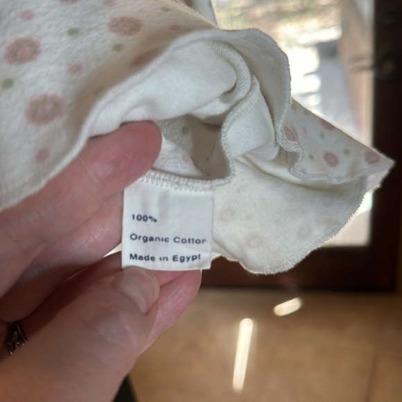 Under the Nile 100% Organic Cotton Kimono Side Snap Top & Pant Set Sz 0-3 Mths - Picture 6 of 13